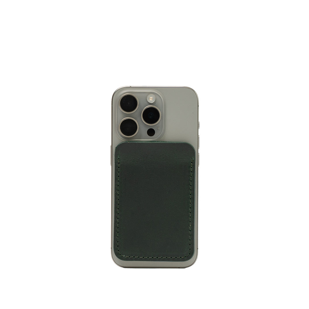 Leather Wallet compatible with MagSafe - The Minimalist