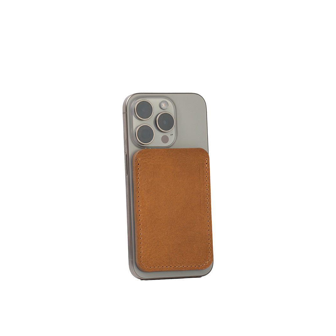 Leather Wallet compatible with MagSafe - The Minimalist
